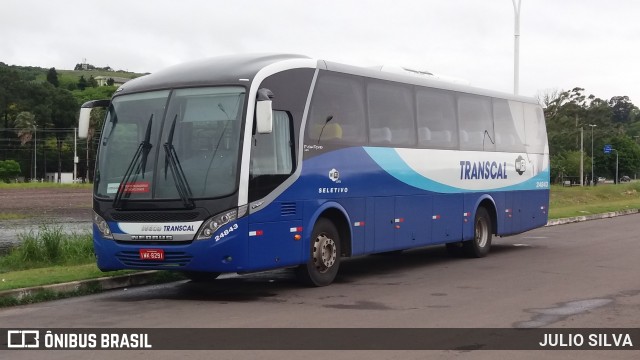 Transcal Sul Transportes Coletivos 24843 na cidade de Porto Alegre, Rio Grande do Sul, Brasil, por JULIO SILVA. ID da foto: 9121644.