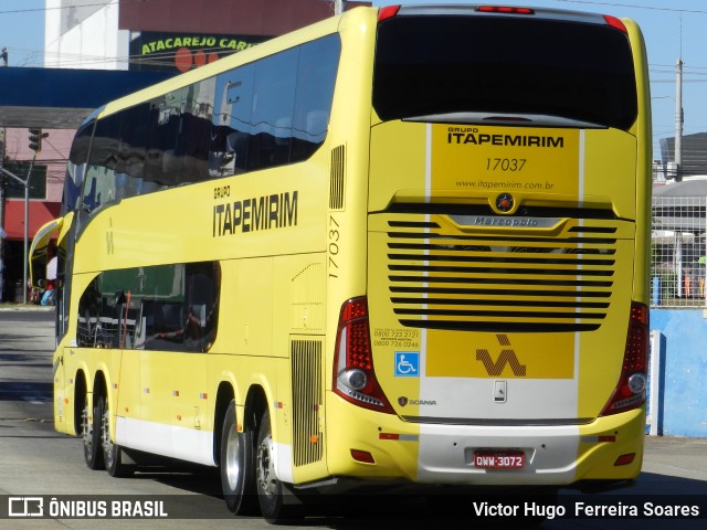 Viação Itapemirim 17037 na cidade de Goiânia, Goiás, Brasil, por Victor Hugo  Ferreira Soares. Número da foto: #9120021.