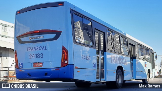 Transcal Sul Transportes Coletivos 24183 na cidade de Porto Alegre, Rio Grande do Sul, Brasil, por Max Ramos. Número da foto: #9121369.