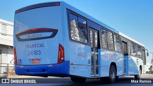 Transcal Sul Transportes Coletivos 24183 na cidade de Porto Alegre, Rio Grande do Sul, Brasil, por Max Ramos. ID da foto: 9121369.