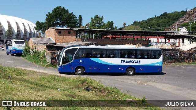 Transcal Sul Transportes Coletivos 24857 na cidade de Porto Alegre, Rio Grande do Sul, Brasil, por JULIO SILVA. Número da foto: #9121772.