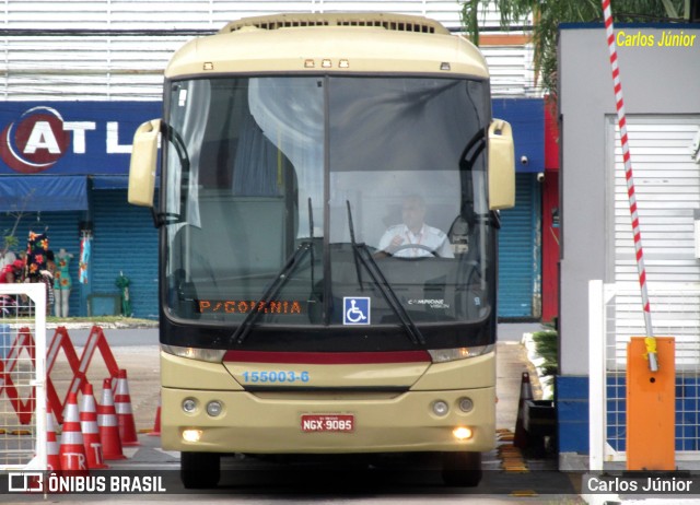 Auto Viação Goianésia 155003-6 na cidade de Goiânia, Goiás, Brasil, por Carlos Júnior. ID da foto: 9119571.