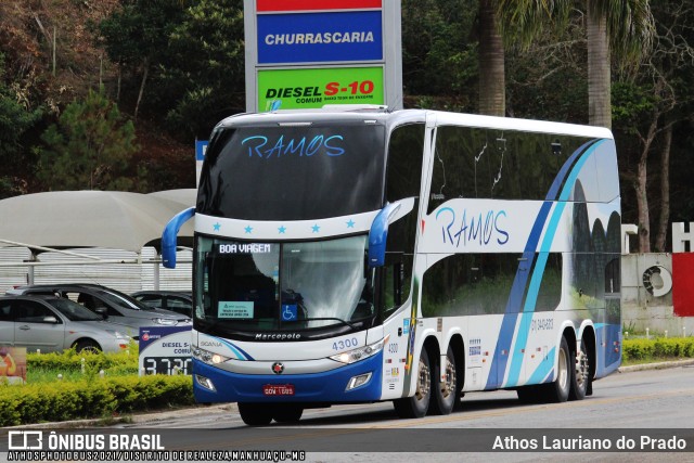 Ramos Turismo 4300 na cidade de Manhuaçu, Minas Gerais, Brasil, por Athos Lauriano do Prado. Número da foto: #9121115.