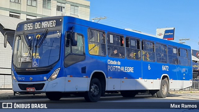Nortran Transportes Coletivos 6472 na cidade de Porto Alegre, Rio Grande do Sul, Brasil, por Max Ramos. Número da foto: #9121416.