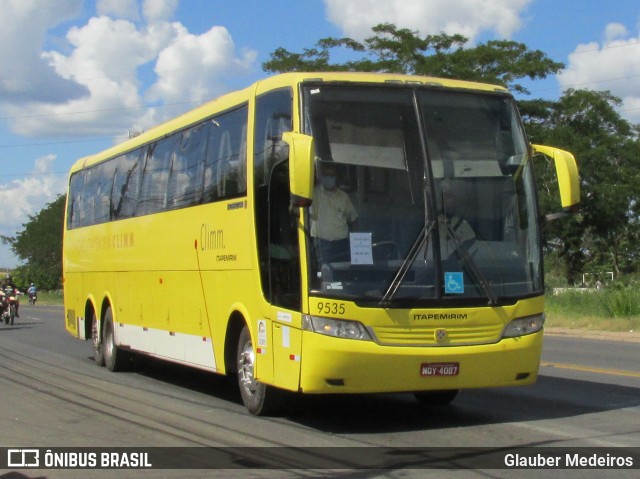 Viação Itapemirim 9535 na cidade de Teresina, Piauí, Brasil, por Glauber Medeiros. ID da foto: 9121221.