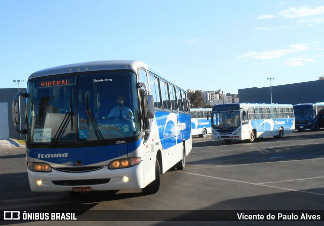 Viação Itaúna 1320 na cidade de Itaúna, Minas Gerais, Brasil, por Vicente de Paulo Alves. Número da foto: #9120541.