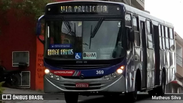 Trans Bus Transportes Coletivos 369 na cidade de São Bernardo do Campo, São Paulo, Brasil, por Matheus Silva. Número da foto: #9120078.