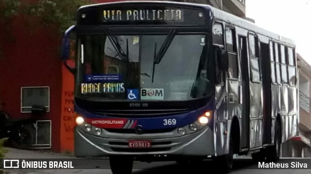 Trans Bus Transportes Coletivos 369 na cidade de São Bernardo do Campo, São Paulo, Brasil, por Matheus Silva. ID da foto: 9120078.