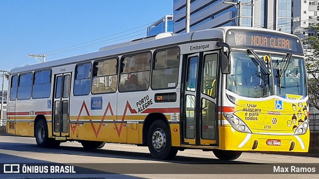 SOPAL - Sociedade de Ônibus Porto-Alegrense Ltda. 6750 na cidade de Porto Alegre, Rio Grande do Sul, Brasil, por Max Ramos. Número da foto: #9120057.