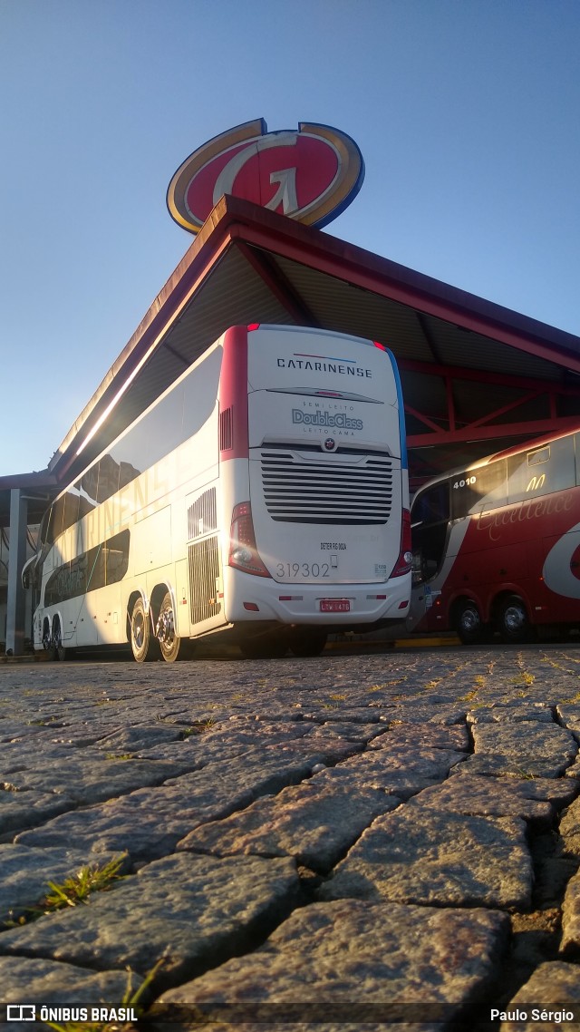 Auto Viação Catarinense 319302 na cidade de Perdões, Minas Gerais, Brasil, por Paulo Sérgio. Número da foto: #9119704.