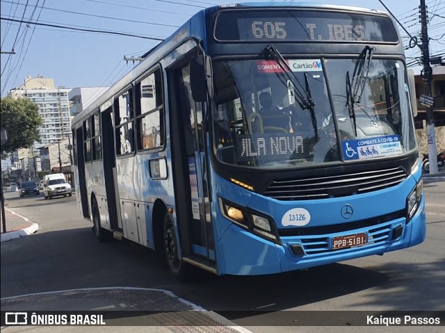 Vereda Transporte Ltda. 13126 na cidade de Vila Velha, Espírito Santo, Brasil, por Kaique Passos. ID da foto: 9124016.