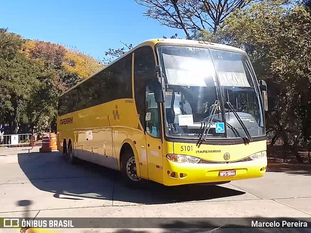 Viação Itapemirim 5101 na cidade de São Paulo, São Paulo, Brasil, por Marcelo Pereira. ID da foto: 9122281.