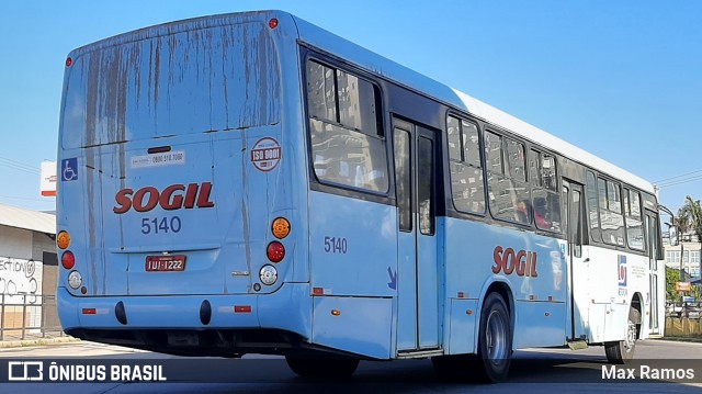 SOGIL - Sociedade de Ônibus Gigante Ltda. 5140 na cidade de Porto Alegre, Rio Grande do Sul, Brasil, por Max Ramos. ID da foto: 9122806.