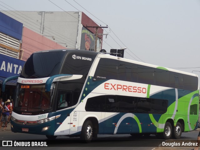 Expresso Transporte e Turismo Ltda. 3050 na cidade de Goiânia, Goiás, Brasil, por Douglas Andrez. ID da foto: 9124263.