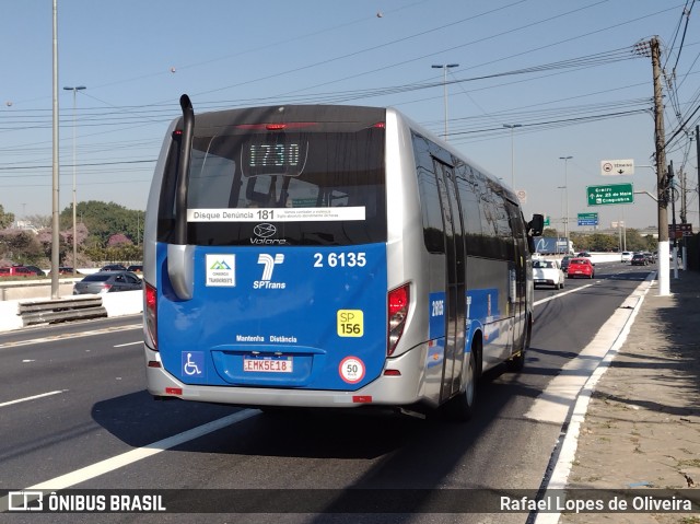 Transcooper > Norte Buss 2 6135 na cidade de São Paulo, São Paulo, Brasil, por Rafael Lopes de Oliveira. ID da foto: 9124331.