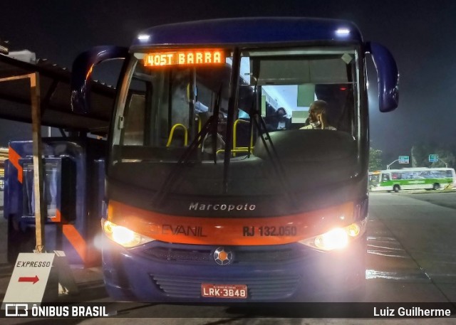 Evanil Transportes e Turismo RJ 132.050 na cidade de Rio de Janeiro, Rio de Janeiro, Brasil, por Luiz Guilherme. Número da foto: #9124241.