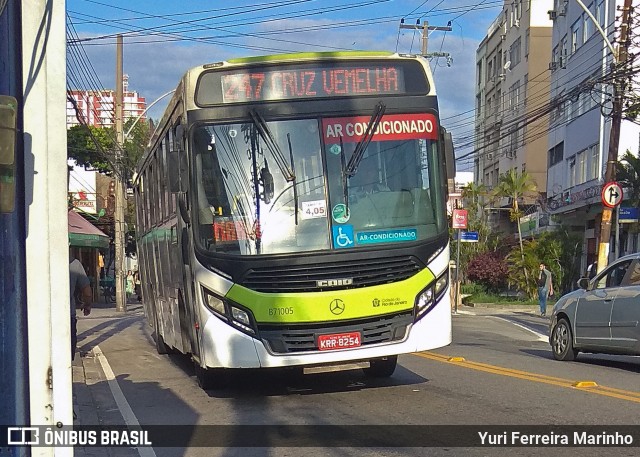 Viação Verdun B71005 na cidade de Rio de Janeiro, Rio de Janeiro, Brasil, por Yuri Ferreira Marinho. Número da foto: #9124072.