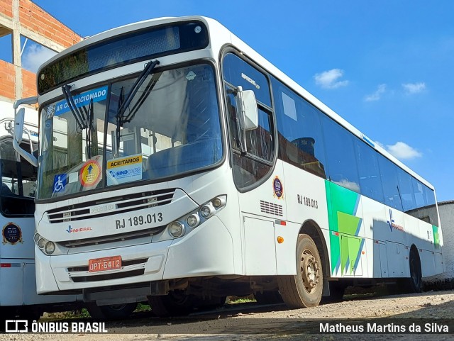 Viação Pinheiral RJ 189.013 na cidade de Pinheiral, Rio de Janeiro, Brasil, por Matheus Martins da Silva. Número da foto: #9123830.