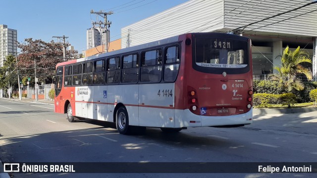 Himalaia Transportes > Ambiental Transportes Urbanos 4 1414 na cidade de São Paulo, São Paulo, Brasil, por Felipe Antonini . Número da foto: #9123183.
