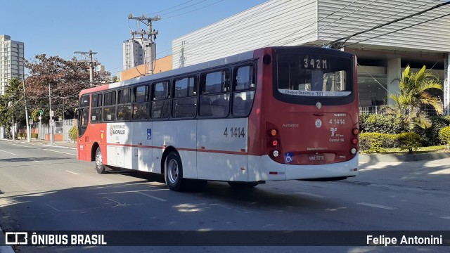 Himalaia Transportes > Ambiental Transportes Urbanos 4 1414 na cidade de São Paulo, São Paulo, Brasil, por Felipe Antonini . ID da foto: 9123183.