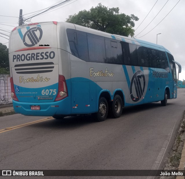 Auto Viação Progresso 6075 na cidade de Maceió, Alagoas, Brasil, por João Mello. ID da foto: 9124678.