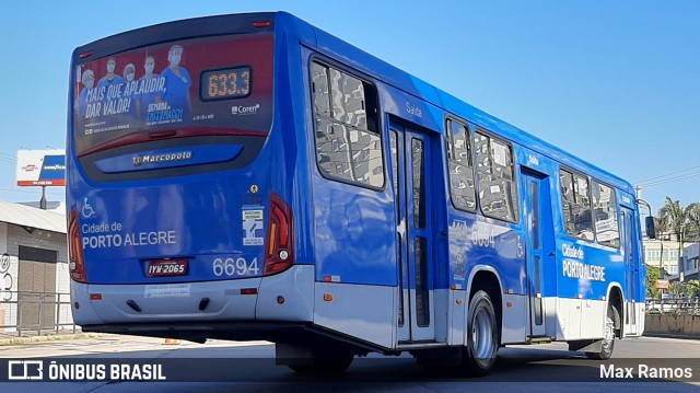 SOPAL - Sociedade de Ônibus Porto-Alegrense Ltda. 6694 na cidade de Porto Alegre, Rio Grande do Sul, Brasil, por Max Ramos. Número da foto: #9124377.
