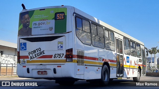 SOPAL - Sociedade de Ônibus Porto-Alegrense Ltda. 6757 na cidade de Porto Alegre, Rio Grande do Sul, Brasil, por Max Ramos. ID da foto: 9124375.