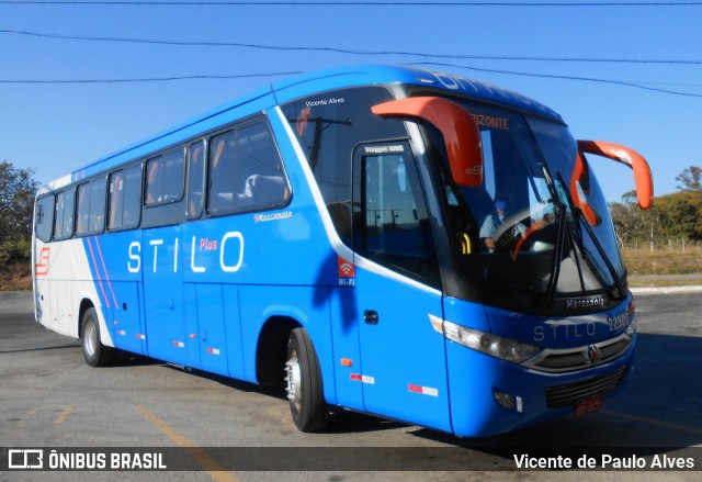 Transjuatuba > Stilo Transportes 22300 na cidade de Carmo do Cajuru, Minas Gerais, Brasil, por Vicente de Paulo Alves. Número da foto: #9123727.