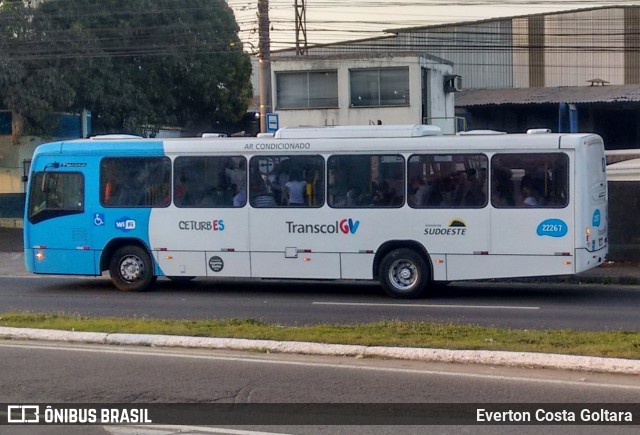 Nova Transporte 22267 na cidade de Cariacica, Espírito Santo, Brasil, por Everton Costa Goltara. ID da foto: 9123118.