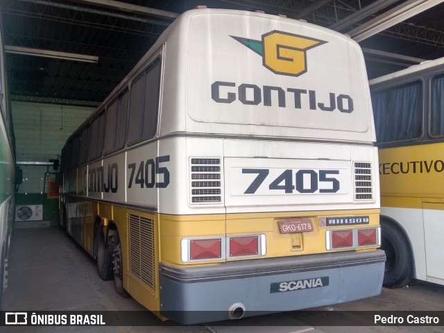 Empresa Gontijo de Transportes 7405 na cidade de Contagem, Minas Gerais, Brasil, por Pedro Castro. ID da foto: 9122375.