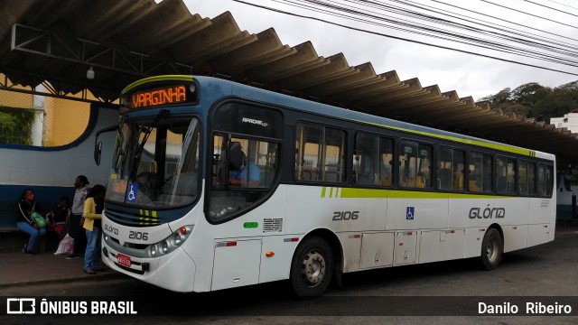 Expresso Glória 2106 na cidade de Valença, Rio de Janeiro, Brasil, por Danilo  Ribeiro. Número da foto: #9122151.