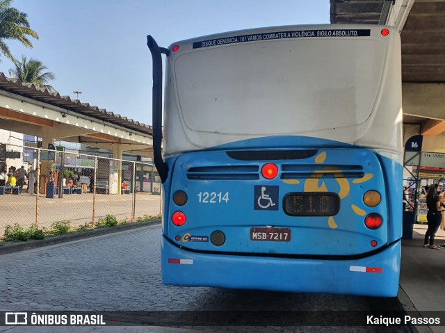 Viação Praia Sol 12214 na cidade de Vila Velha, Espírito Santo, Brasil, por Kaique Passos. Número da foto: #9124019.
