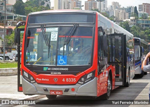 Express Transportes Urbanos Ltda 4 8335 na cidade de São Paulo, São Paulo, Brasil, por Yuri Ferreira Marinho. ID da foto: 9124079.