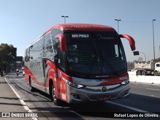 Empresa de Ônibus Pássaro Marron 6009 na cidade de São Paulo, São Paulo, Brasil, por Rafael Lopes de Oliveira. ID da foto: 9124299.