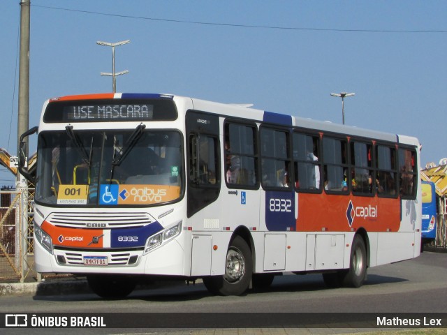Capital Transportes 8332 na cidade de Aracaju, Sergipe, Brasil, por Matheus Lex. Número da foto: #9044460.
