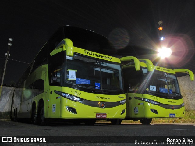 Viação Itapemirim 17037 na cidade de Guará, Distrito Federal, Brasil, por Ronan Silva. Número da foto: #9045022.