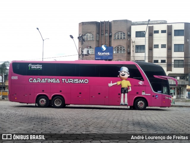 Caratinga Turismo 6565 na cidade de Ipatinga, Minas Gerais, Brasil, por André Lourenço de Freitas. ID da foto: 9045871.