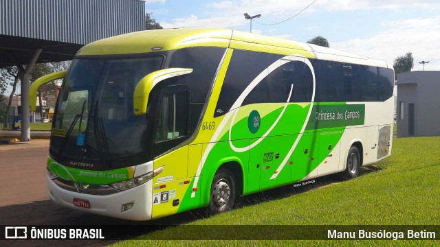 Expresso Princesa dos Campos 6469 na cidade de Toledo, Paraná, Brasil, por Manu Busóloga Betim. ID da foto: 9044562.