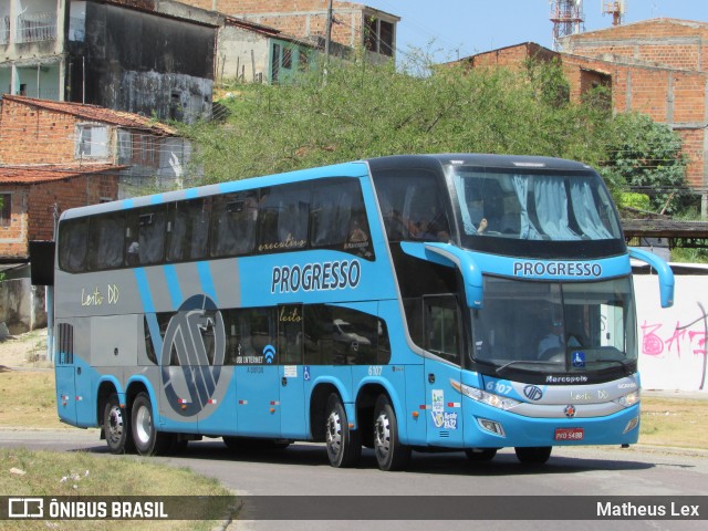 Auto Viação Progresso 6107 na cidade de Aracaju, Sergipe, Brasil, por Matheus Lex. Número da foto: #9044452.