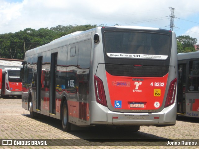 Express Transportes Urbanos Ltda 4 8232 na cidade de São Paulo, São Paulo, Brasil, por Jonas Ramos. ID da foto: 9045551.