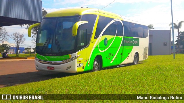 Expresso Princesa dos Campos 6469 na cidade de Toledo, Paraná, Brasil, por Manu Busóloga Betim. Número da foto: #9044561.