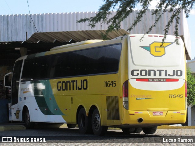 Empresa Gontijo de Transportes 11645 na cidade de Serra Talhada, Pernambuco, Brasil, por Lucas Ramon. ID da foto: 9045150.