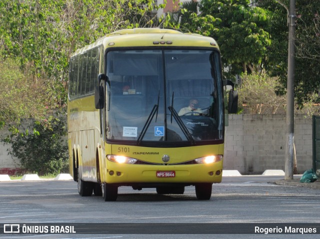 Viação Itapemirim 5101 na cidade de São José dos Campos, São Paulo, Brasil, por Rogerio Marques. ID da foto: 9046525.