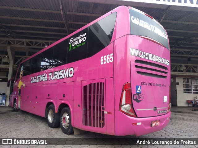 Caratinga Turismo 6565 na cidade de Ipatinga, Minas Gerais, Brasil, por André Lourenço de Freitas. Número da foto: #9045860.