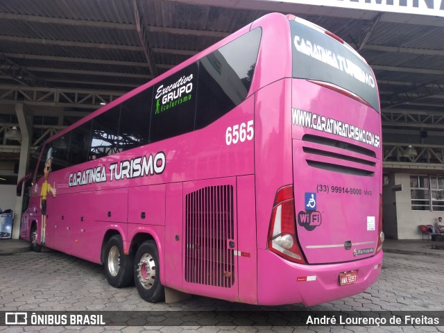 Caratinga Turismo 6565 na cidade de Ipatinga, Minas Gerais, Brasil, por André Lourenço de Freitas. ID da foto: 9045860.