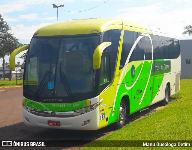 Expresso Princesa dos Campos 6469 na cidade de Toledo, Paraná, Brasil, por Manu Busóloga Betim. ID da foto: 9044587.