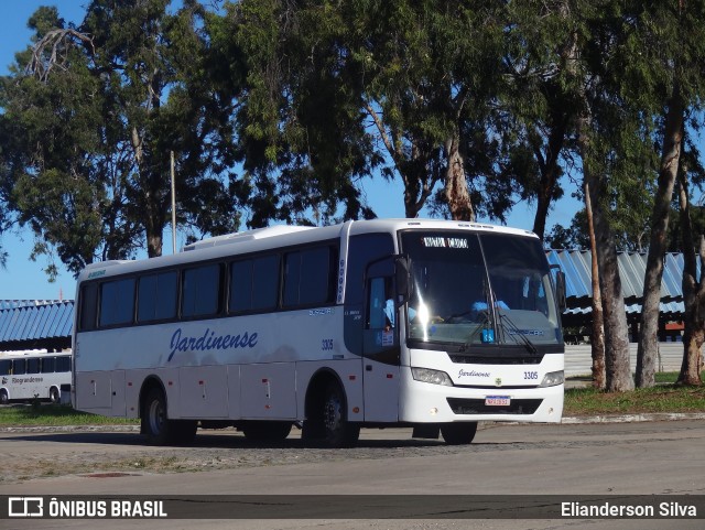Auto Viação Jardinense 3305 na cidade de Natal, Rio Grande do Norte, Brasil, por Elianderson Silva. Número da foto: #9045942.