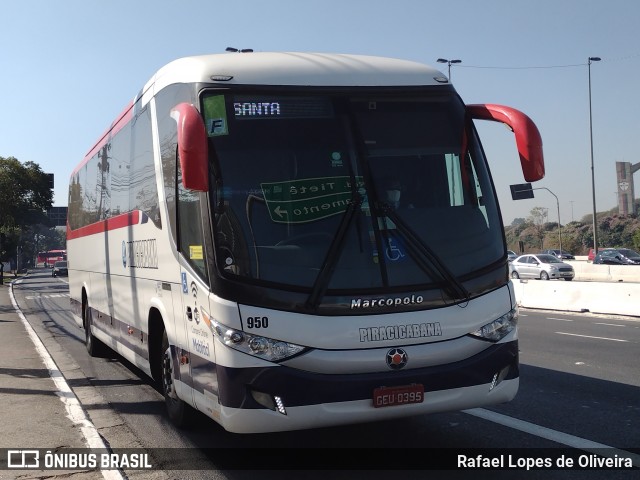 Viação Piracicabana 950 na cidade de São Paulo, São Paulo, Brasil, por Rafael Lopes de Oliveira. Número da foto: #9127258.