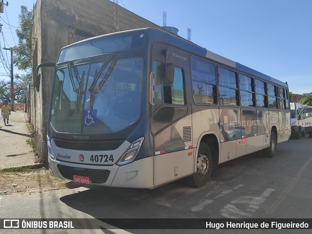 Viação Anchieta 40724 na cidade de Belo Horizonte, Minas Gerais, Brasil, por Hugo Henrique de Figueiredo. Número da foto: #9127400.