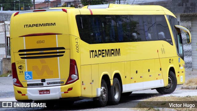 Viação Itapemirim 60043 na cidade de Caruaru, Pernambuco, Brasil, por Victor Hugo. Número da foto: #9125767.